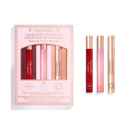 COLECȚIA DE PARFUMURI „EMOȚII” – SET TRIO DE PARFUMURI DE CĂLĂTORIE – KIT DE PARFUMURI ÎN EDIȚIE LIMITATĂ