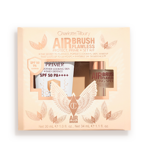 KIT PENTRU FAȚĂ AIRBRUSH Flawless PROTECT, PRIME & SET