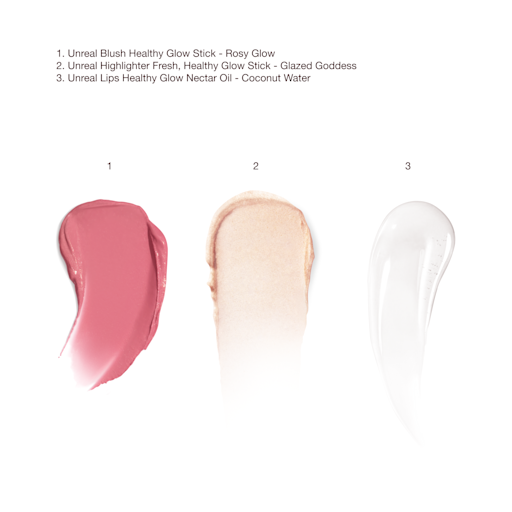 MINI UNREAL, FLAWLESS GLOW SECRETS Set pentru față