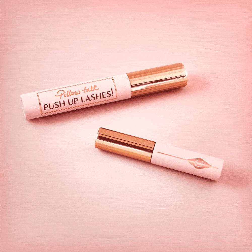 Pillow Talk Push Up Lashes! Mascara SUPER BLACK 4 ML PENTRU CĂLĂTORIE
