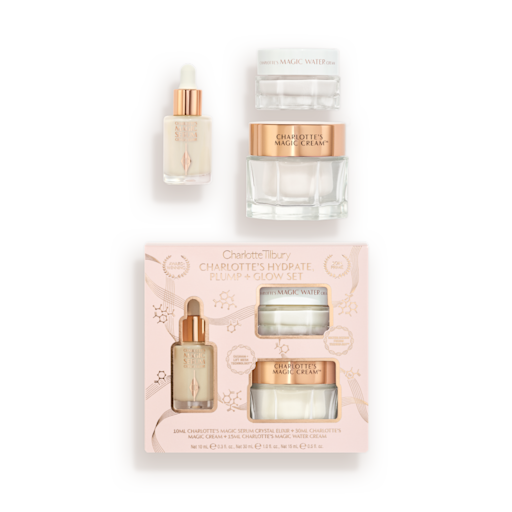 SET DE ÎNGRIJIRE A PIELII CHARLOTTE'S HYDRATE PLUMP & GLOW