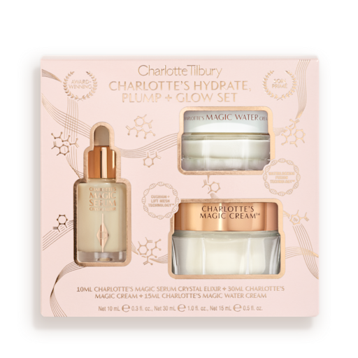 SET DE ÎNGRIJIRE A PIELII CHARLOTTE'S HYDRATE PLUMP & GLOW