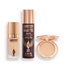 Setul Airbrush Flawless pentru față, fără imperfecțiuni, estompare Și fixare cu efect de Airbrush