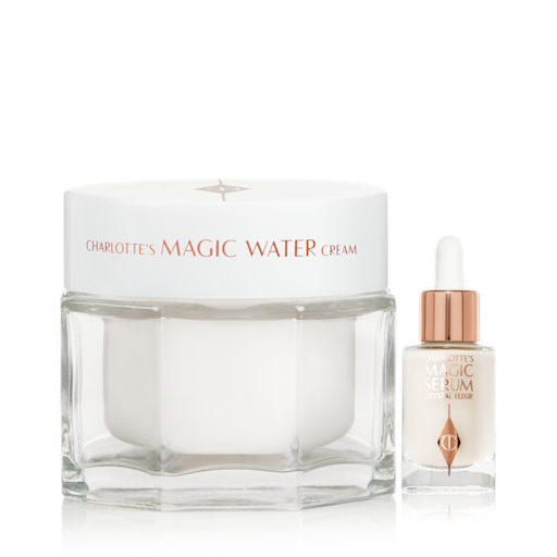 SETUL DE ÎNGRIJIRE A PIELII CHARLOTTE'S MAGIC SERUM & WATER CREAM DUO