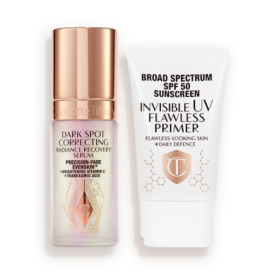 Setul De Îngrijire A Pielii Invisible UV Duo Pentru Corectarea Petelor Închise La Culoare