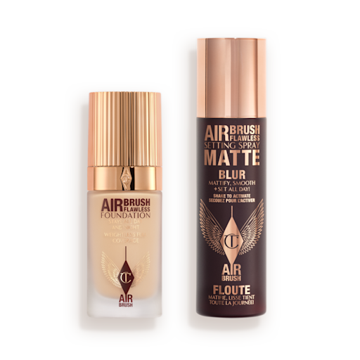 Setul pentru față Airbrush Flawless: Perfecționează, matifiează Și fixează