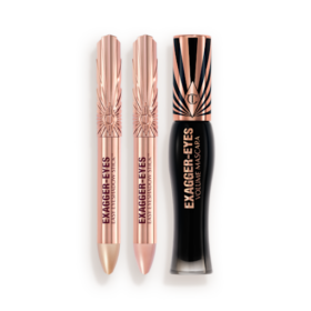 Trio de farduri de pleoape și Mascara „Exagger-Eyes Easy”