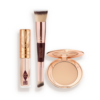 TRIO DE PRODUSE PENTRU FAȚĂ CU EFECT DE BLURARE PRIN AIRBRUSH