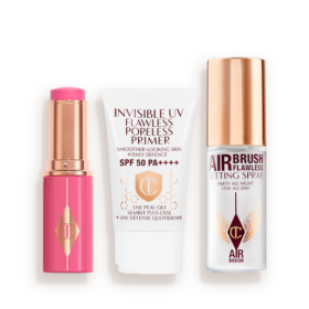 TRUSĂ DE FRUMUSEȚE UNREAL BLUSH, PROTECT & SET TRIO